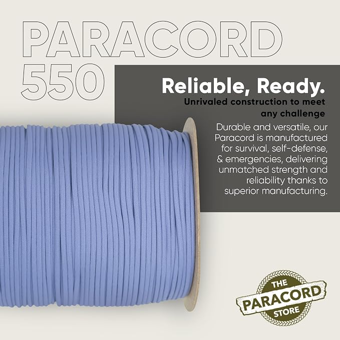 The Paracord Store | Type III 550 Paracord - 250 FT Spool - Image 3