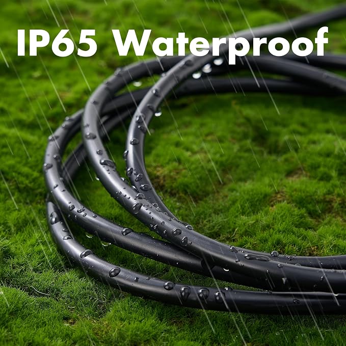 30ft Black Outdoor Extension Cord Waterproof, UL Listed, 16/3 SJTW Heavy Duty 3 - Image 4