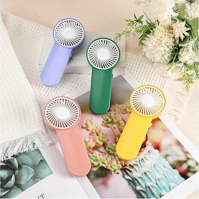Sumind 20 Pcs Small Personal Portable Fan Mini Handheld Bulk 1 Speed Electric - Image 4