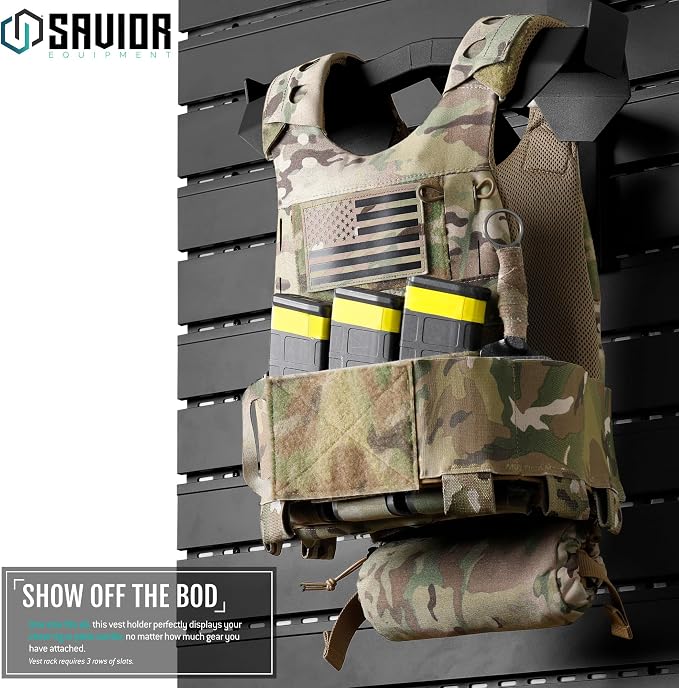 Savior Equipment Wall Rack System H.A.B Attachment Tactical Gear Wall Mount - Image 4