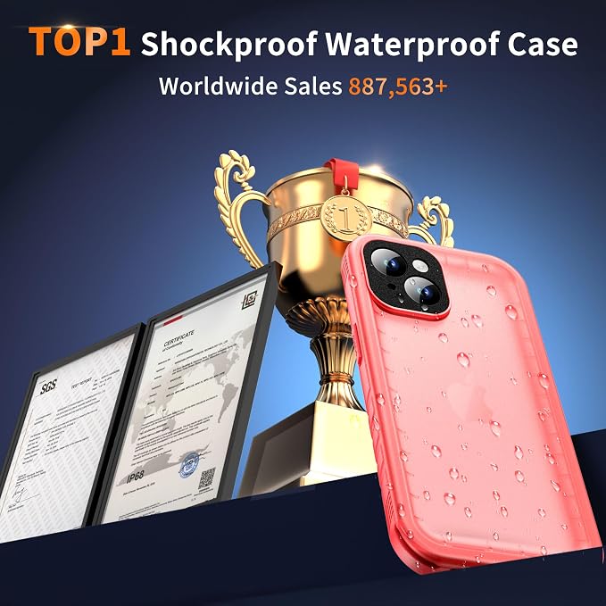Cozycase for iPhone 15 Plus Waterproof Shockproof Dustproof Case - Image 9