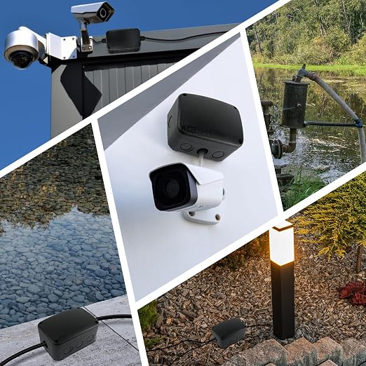SuperInk Black IP66 Waterproof Junction Box, Outdoor Electrical Enclosure - Image 7