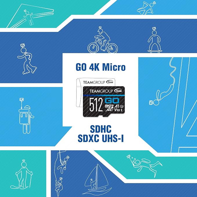 TEAMGROUP GO Card 256GB MicroSDXC UHS-I U3 V30 4K - Image 5