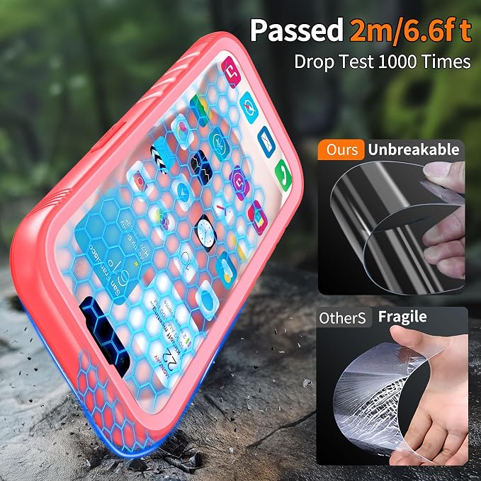 Cozycase Compatible with iPhone 14 Plus Waterproof Case - Image 4