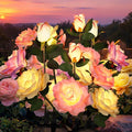 GIGALUMI Solar Lights Outdoor for Garden Decor, 6 Pack Solar Flower Lights by GIGALUMI