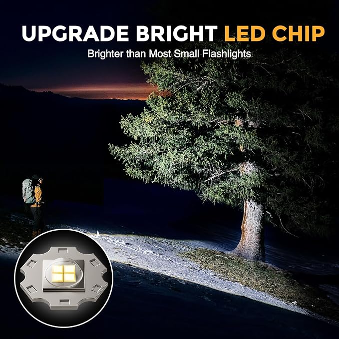 BUCASA 3 Pack Rechargeable Flashlights High Lumens, Brighter Small Flashlight - Image 3