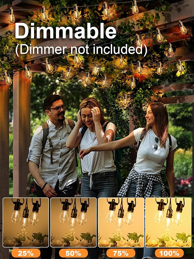 Svater Outdoor String Lights 300 FT, Patio Lights - Image 4