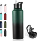 VEGOND 40 oz Insulated Water Bottle Stainless Steel Metal Water Bottles by VEGOND