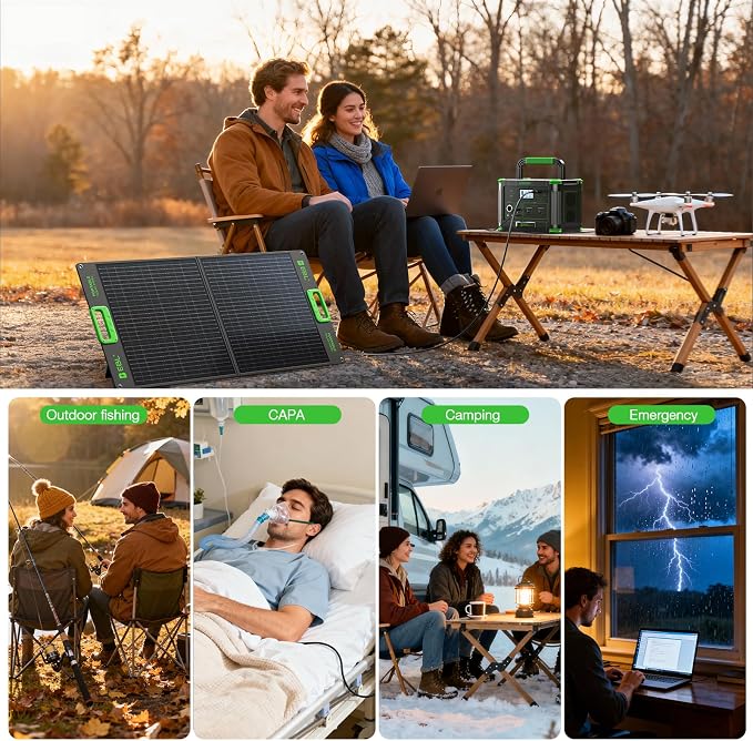 EBL 519Wh Solar Generator Kit 500W Portable Power Station - Image 7