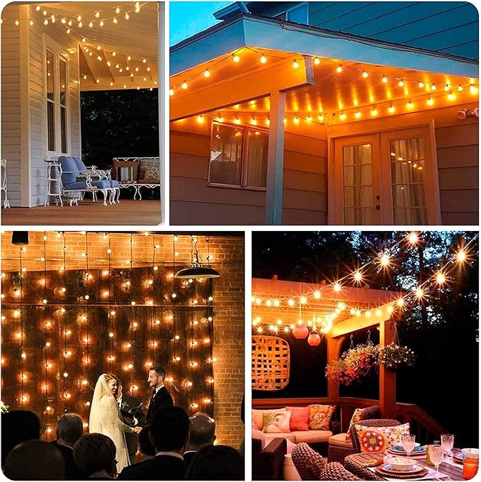 GOOTHY Outdoor LED String Lights, 50Ft - Image 6