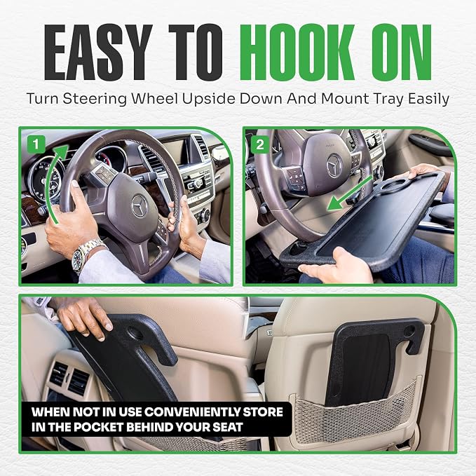 lebogner Steering Wheel Tray, Car Tray - Image 4