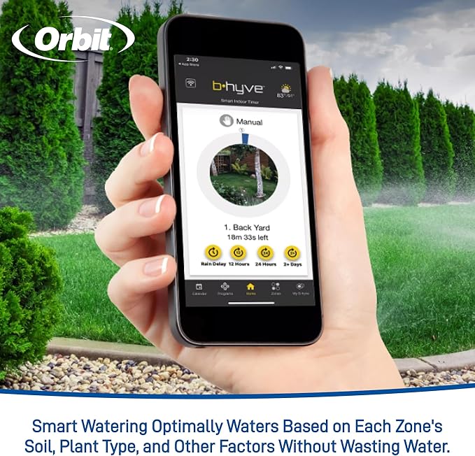 Orbit 57915 B-hyve 4-Zone Indoor Smart Sprinkler Controller