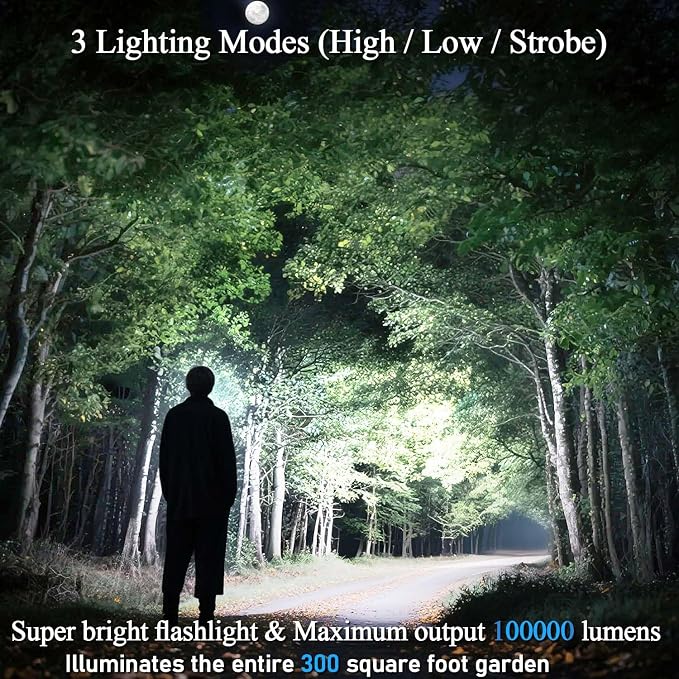 Flashlights High Lumens Rechargeable 5000mAh - Image 2