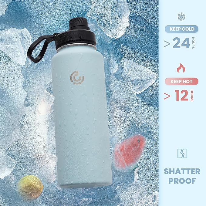 Sports Water Bottle 32oz, Insulated Water Bottle - Image 4