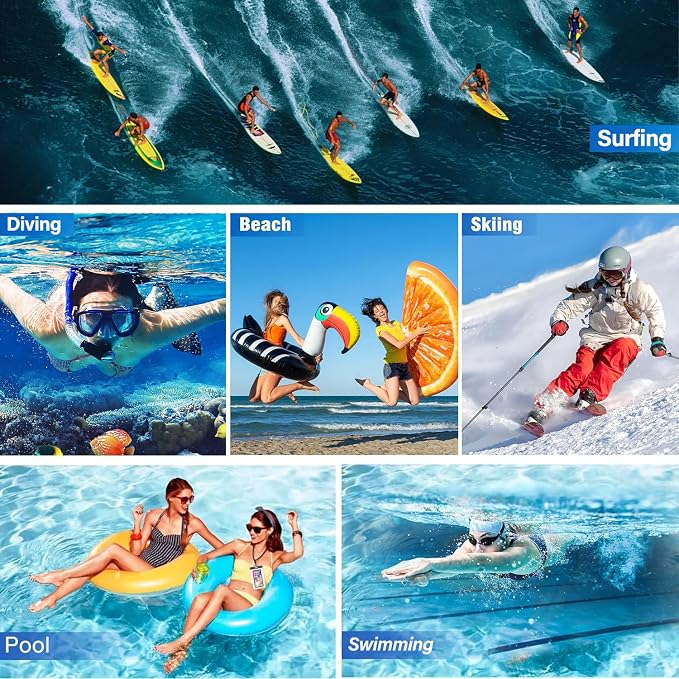 6 Pack Waterproof Phone Pouch IPX8 Universal Waterproof Case Dry Bag Phone - Image 6