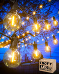 Zuske Outdoor String Lights Waterproof, 100FT LED Patio Lights by Zuske