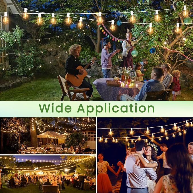 String Lights for Outside 200FT Patio Lights, LED String Light - Image 7