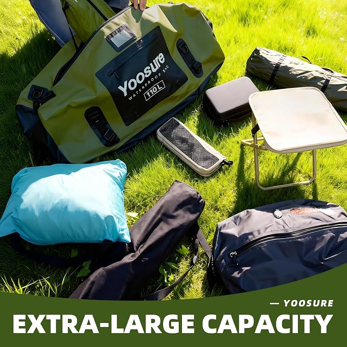 110L Waterproof Duffel Bag 35IN - Image 4