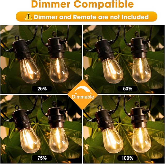 GvvooHome LED Outdoor String Lights 25FT - Image 3