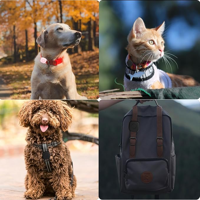 Waterproof Dog Collar Holder for Tile Life360 Mate 2022 Tracker, Anti Lost Soft - Image 5