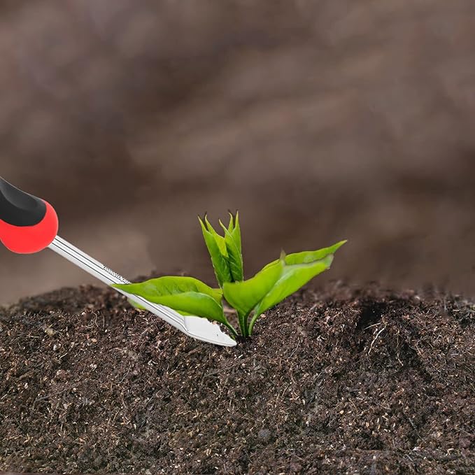 Weed Pulling Tool Weeding Tool with Ergonomic Handle, Stainless Steel Weed Tool Garden Hand Weeder Tools for Lawn Farmland Gardening Gift