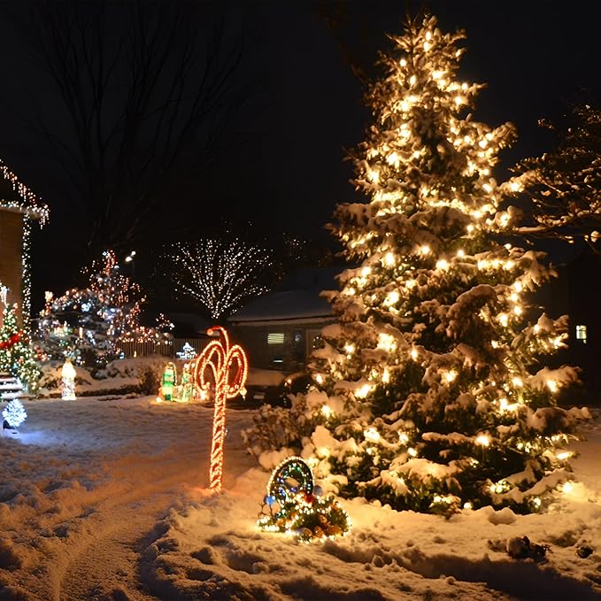 Twinkle Christmas Lights 33ft 100 LED 8 Modes - Image 3