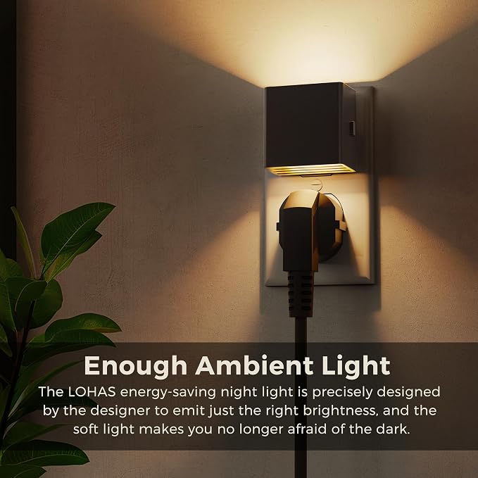 L LOHAS LED Night Light, Night Lights Plug into Wall, Dusk to Dawn Sensor - Image 4