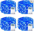 4-Pack 50 LED Christmas Fairy Lights Battery Operated by EXF