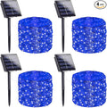 Extra-Long Solar String Lights for Outside, 4 Pack 400LED Solar Fairy Lights by SANJICHA