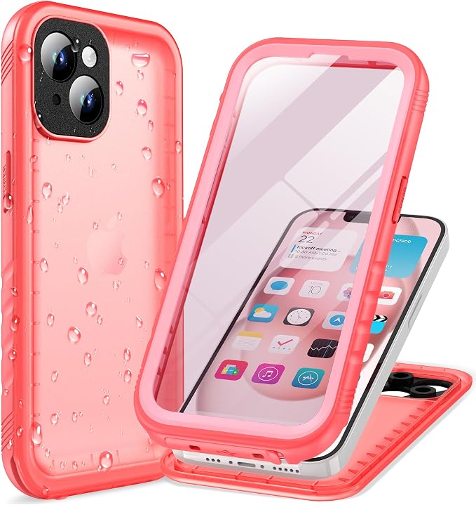 Cozycase Compatible with iPhone 14 Plus Waterproof Case by Cozycase