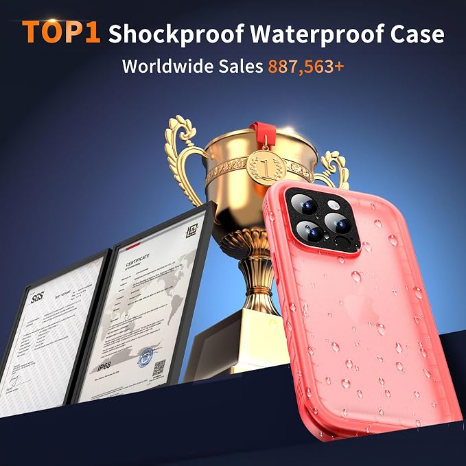 Cozycase Compatible with iPhone 13 Pro Waterproof Case - Image 10