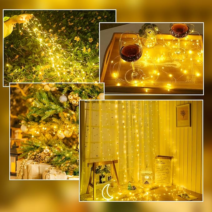4-Pack Fairy Lights Battery Operated - Image 6