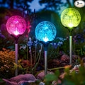 GIGALUMI Solar Garden Lights 3 Pack, Solar Lights Outdoor Decorative Waterproof by GIGALUMI
