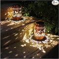 2 Pack Solar Butterfly Lanterns Outdoor Hanging Decor Lantern, Waterproof by AITENISEN