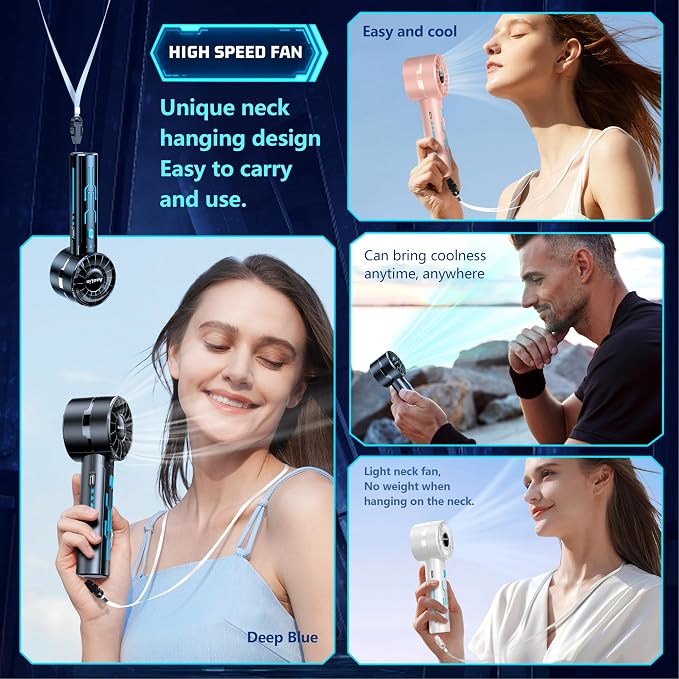 AaoLin 2pcs Portable Handheld Turbo Fan - Image 7