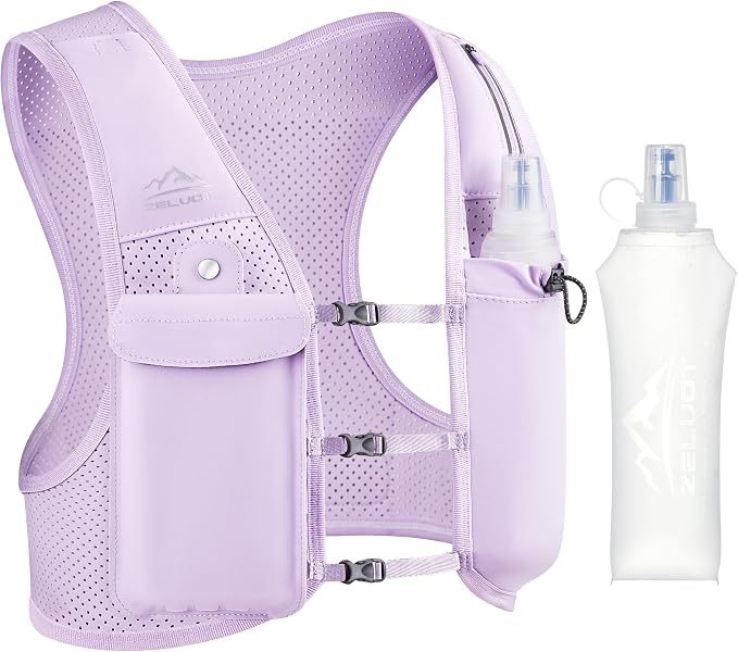Zelvot Running Vest for Women Men, USA Original Patent, Adjustable Chest Straps by Zelvot
