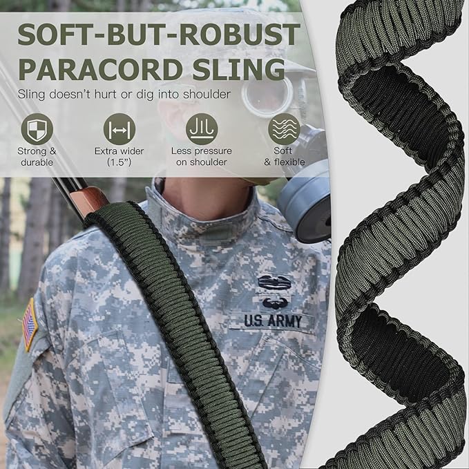 VVAAGG Two-Point Paracord Rifle Sling - Image 4