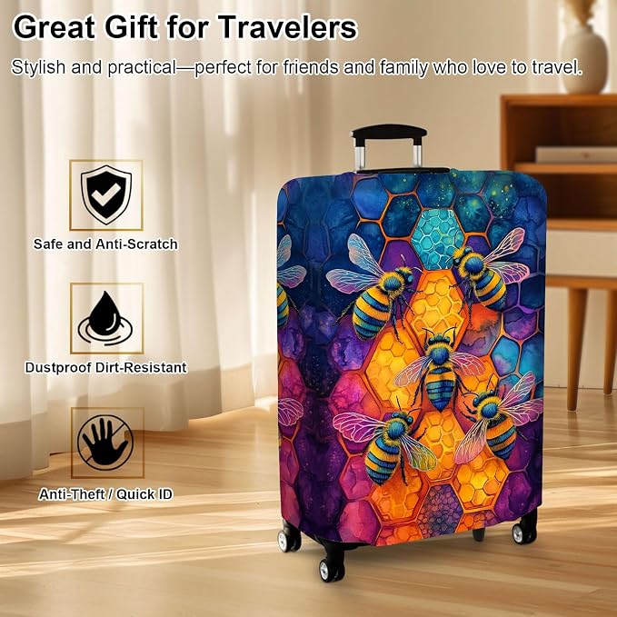 Luggage Cover Protector for 26-28 Inch Suitcases, TSA Approved Elastic Travel - Image 7