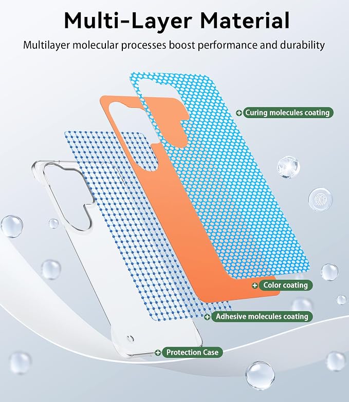 GRECAZO Slim Borderless for Samsung Galaxy S26 Plus Phone Case 6.7" Ultra-Thin - Image 5