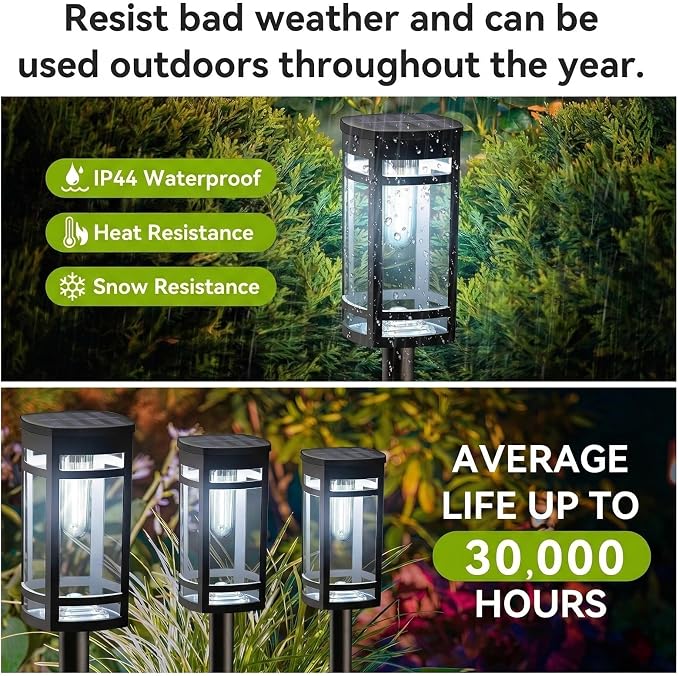 EXCMARK 12 Pack Solar Lights Outdoor Waterproof - Image 6
