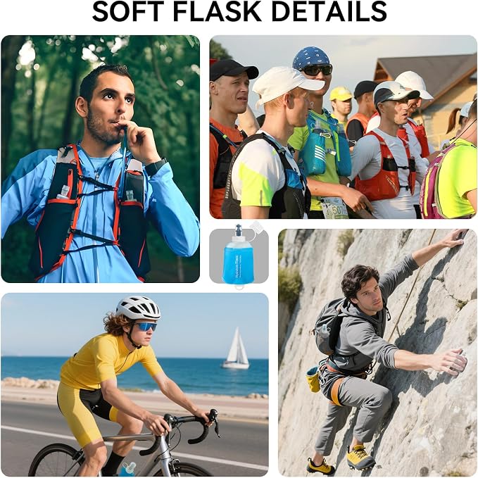 250ml Soft Flask Soft Water Bottle - Image 6