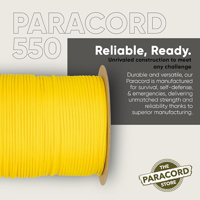 The Paracord Store | Type III 550 Paracord - 250 FT Spool - Image 3
