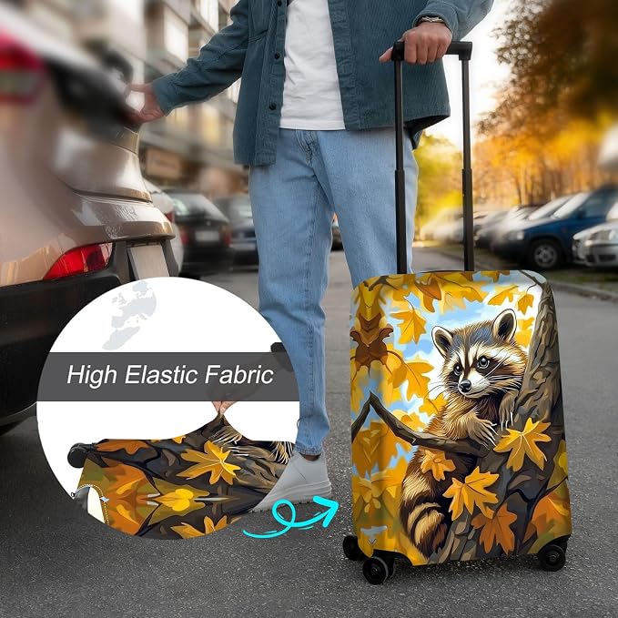 Luggage Cover Protector for 30-32 Inch Suitcases, TSA Approved Elastic Travel - Image 4