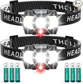 Lsnisni LED Headlamp 2 Pack, 1500 Lumen Bright Head Lamp by Lsnisni