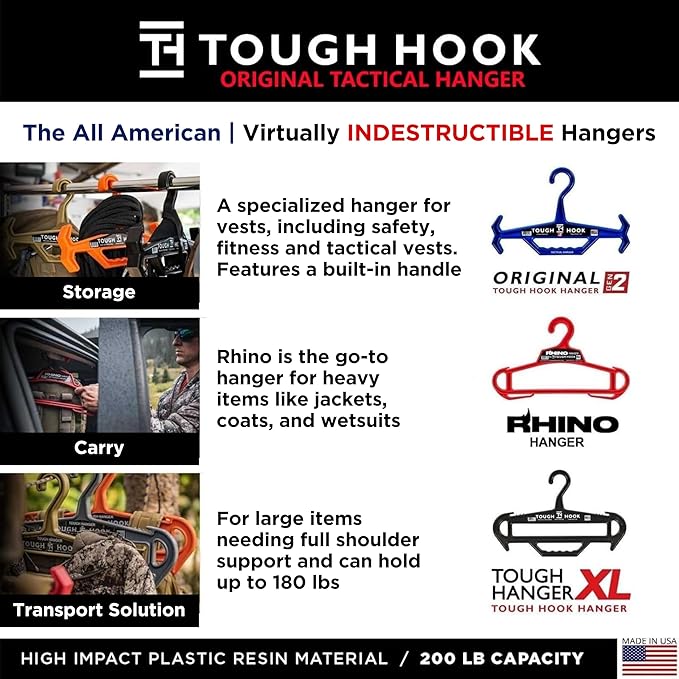 Original Xtreme KRYSTAL Translucent Heavy Duty Clear Hangers | American Made - Image 5