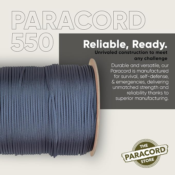 The Paracord Store | Type III 550 Paracord - 1000 FT Spool - Image 3
