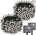 Upgrade 2Pack 200LED Solar String Lights by KAQ