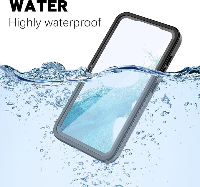 for Samsung Galaxy S22 Case, IP68 Waterproof Dustproof Case, Full Body Heavy - Image 2
