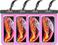 4 Pack 8.5“ Waterproof Cell Phone Pouch by Newppon