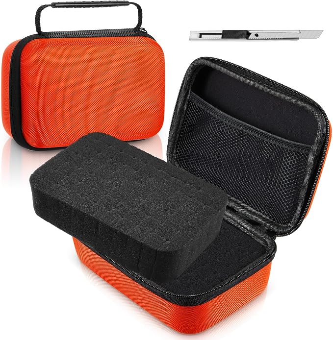 Relaxweex EVA Hard Case with Customizable Foam 7.8 x 6.3 x 3.5 Inch Protective by Relaxweex